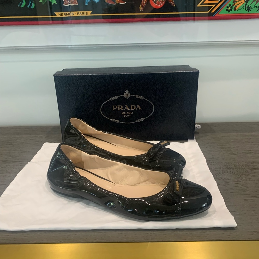 Prada Patent Flats